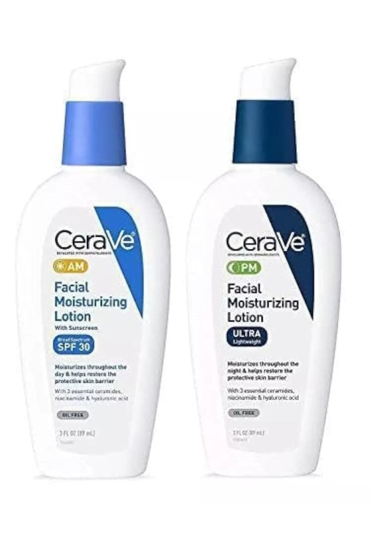 CeraVe 3oz AM/PM Facial Moisturizing Lotion Pack