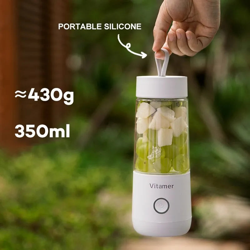 350ml Portable Blender Juicer Electric USB Rechargeable Mixer USB Charging Kitchen Gadgets